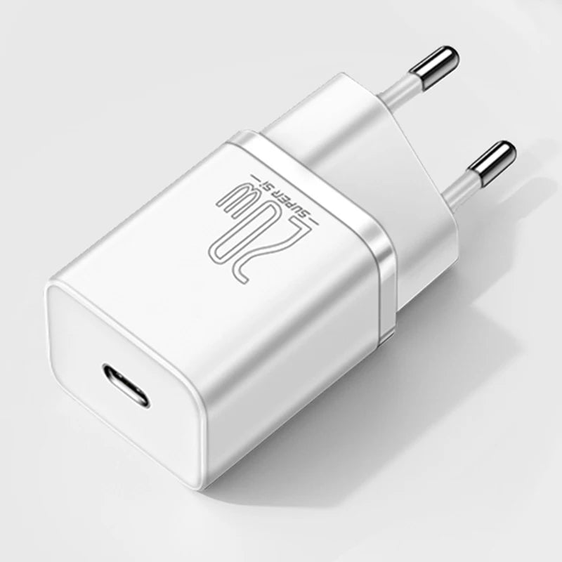 Baseus PD 20W Fast Charging USB C Charger For iPhone 14 13 Pro Max Type C to ip Quick Charge USB C Wall Phone Fast Charger