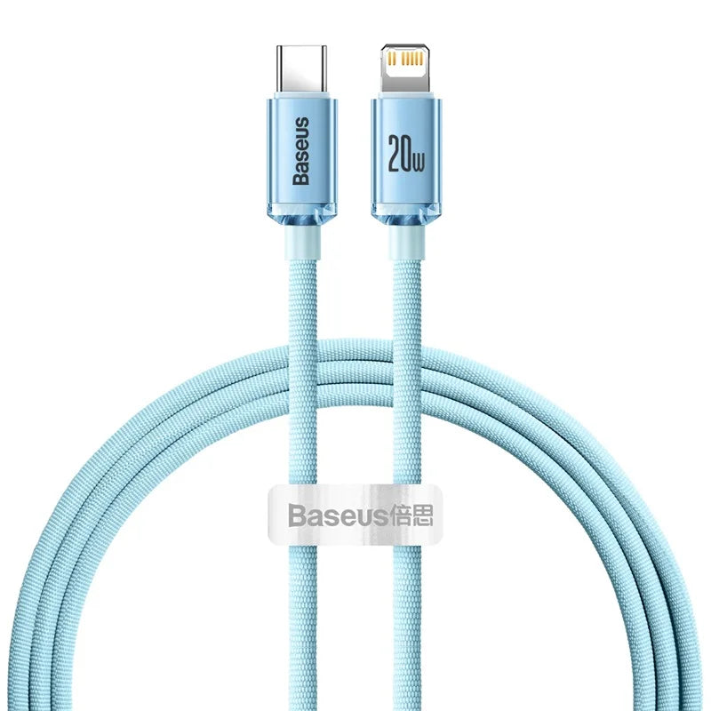 Baseus USB Type C PD 20W Cable for iPhone 14 13 12 Pro X 8 Fast USB C Cable for iPhone Charging Cable USB Type C Cable Wire Code