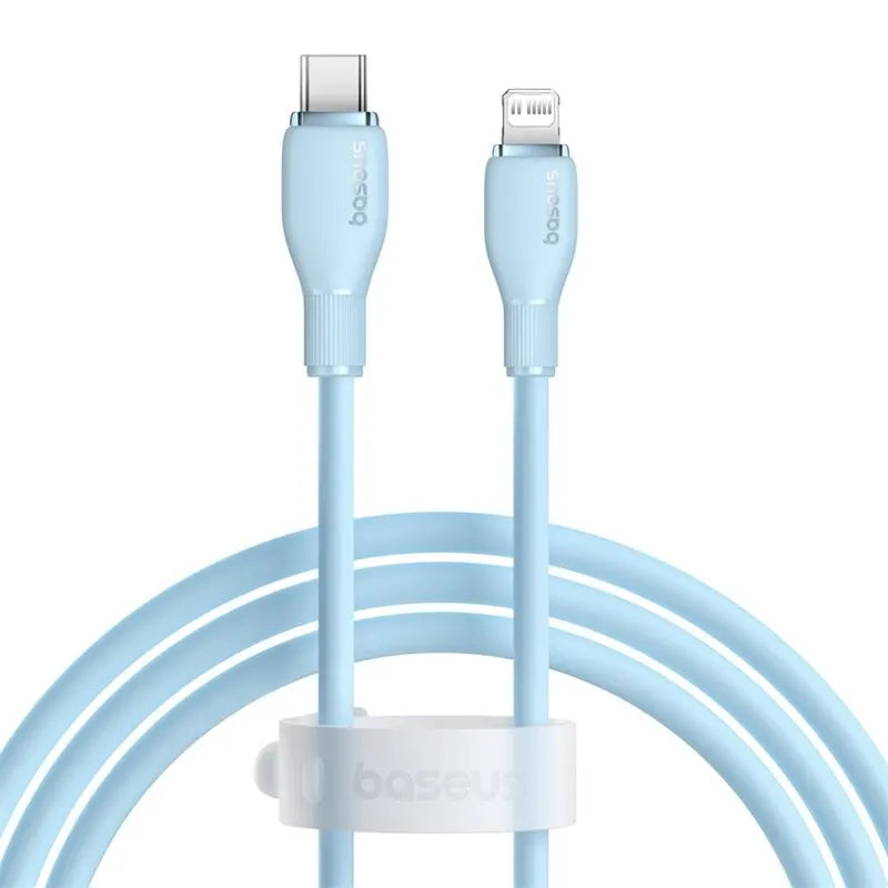 Baseus TPE 20W USB C Cable For IPhone 14 13 12 11 Pro Max XS Fast Charging Cable Type C To Lighting Date Wire For iPad Macbook