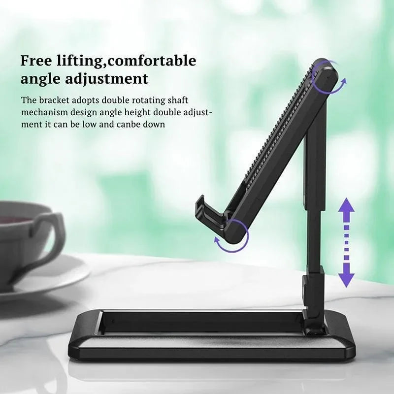 Portable Desktop Holder Foldable Mini Moblie Phone Stand For iPhone 13 Pro Max iPad Xiaomi Desk Bracket Portable Stand