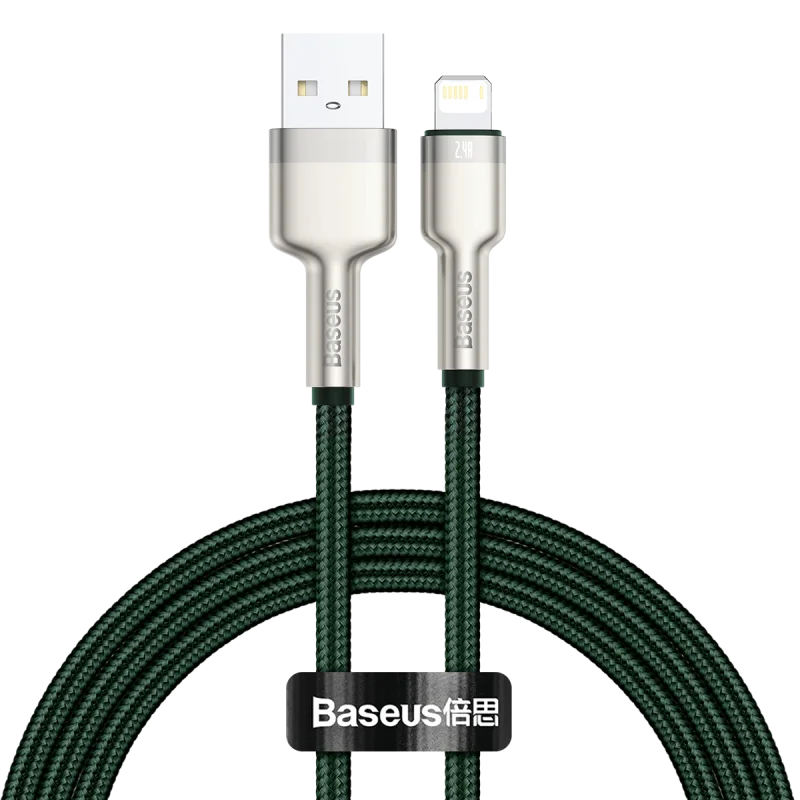 Baseus USB Cable for iPhone 14 11 12 Pro Max Xs Xr X 2.4A Fast Charging Cable for iPhone Cable 7 SE 8 Plus Charger for iPad air