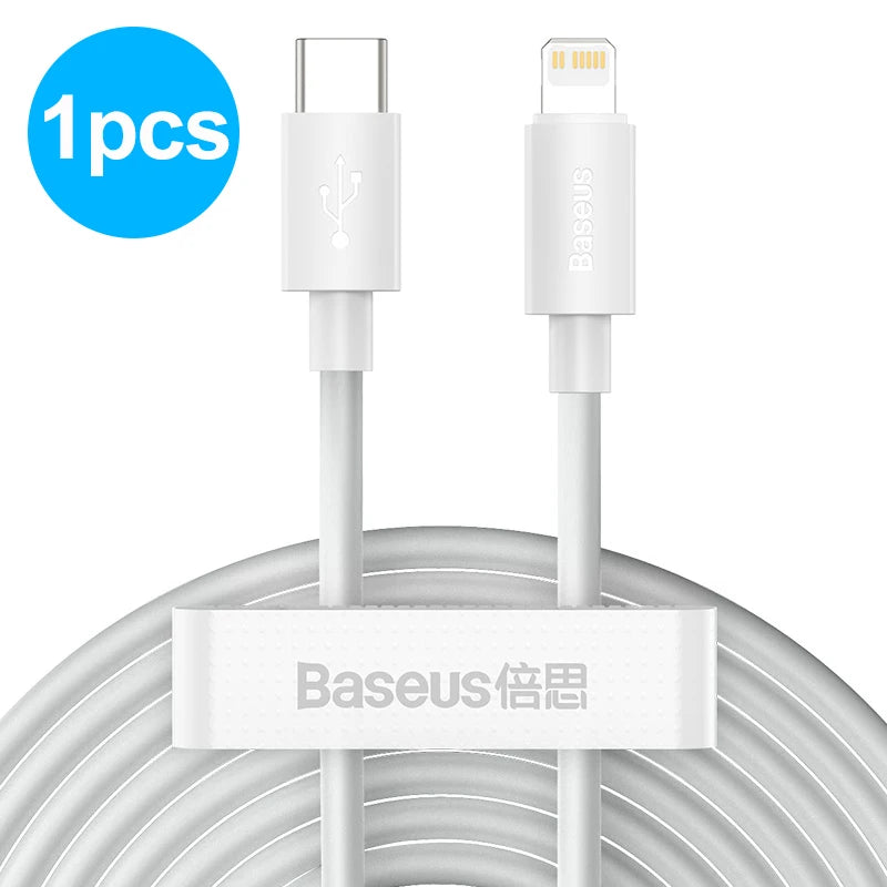 Baseus USB Type C for iPhone 14 13 12 X XR PD 20W Fast Charge USB C Cable for iPhone Cable Charging Data Cable USB C Wire Code