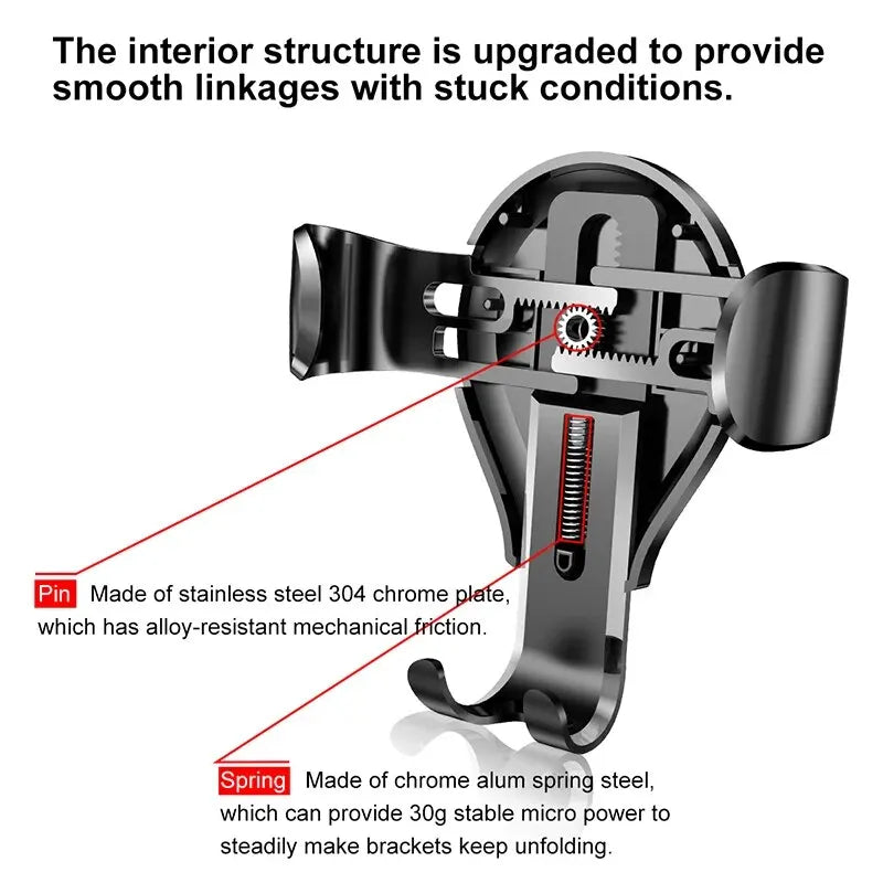 Baseus Car Phone Holder for iPhone Auto Gravity Dashboard Sucker Car Cellphone Moible Phone Support Samsung/Xiaomi/Huawei Holder