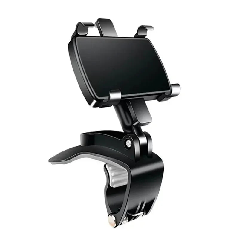 Dashboard Car Phone Holder 360 Degree Rotation Phone Mount with Rubber Gripper Universal Car Smartphone Bracket for Navigation