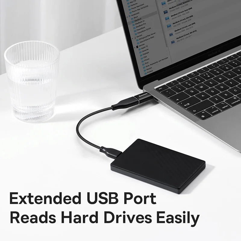 Baseus USB 3.1 Adapter OTG Type C to USB Adapter Female Converter For Macbook pro Air Samsung S20 S10 USB OTG Connector