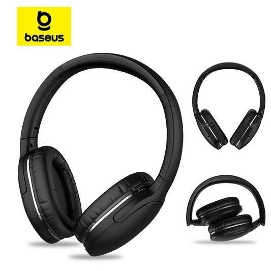 Baseus D02 Pro Wireless Headphones Sport Bluetooth 5.3 Earphone Handsfree Headset Ear Buds Head Phone Earbuds For iPhone Xiaomi